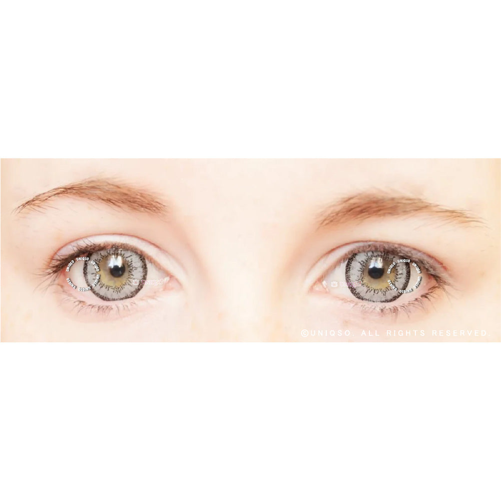 Western Eyes Dolly+ Grey (1 lens/pack)-Colored Contacts-UNIQSO