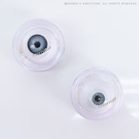 Sweety Crazy Solid White/Whiteout - 1 Day Disposable (1 lens/pack)-Crazy Contacts-UNIQSO