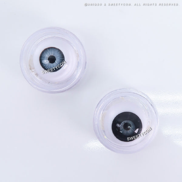 Sweety Crazy Solid Black (1 lens/pack)-Crazy Contacts-UNIQSO