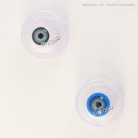 Western Eyes Bubble Blue (1 lens/pack)-Colored Contacts-UNIQSO