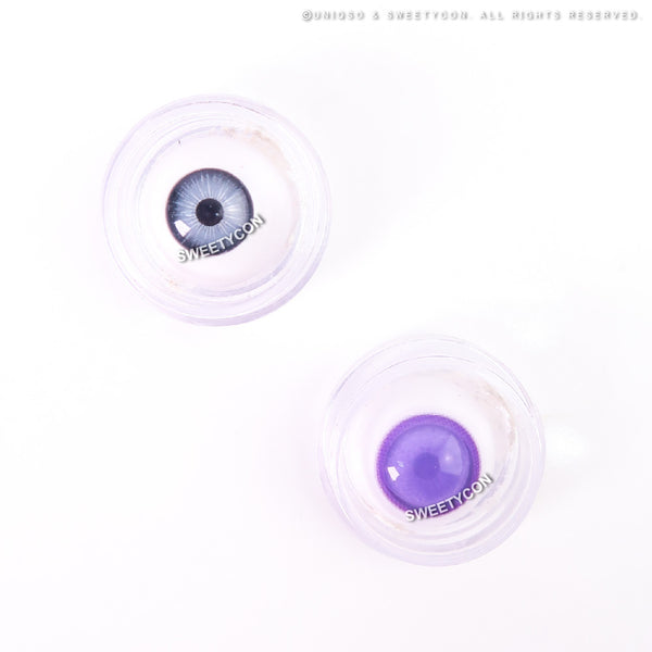 Sweety Glass Ball Violet (1 lens/pack)-Colored Contacts-UNIQSO