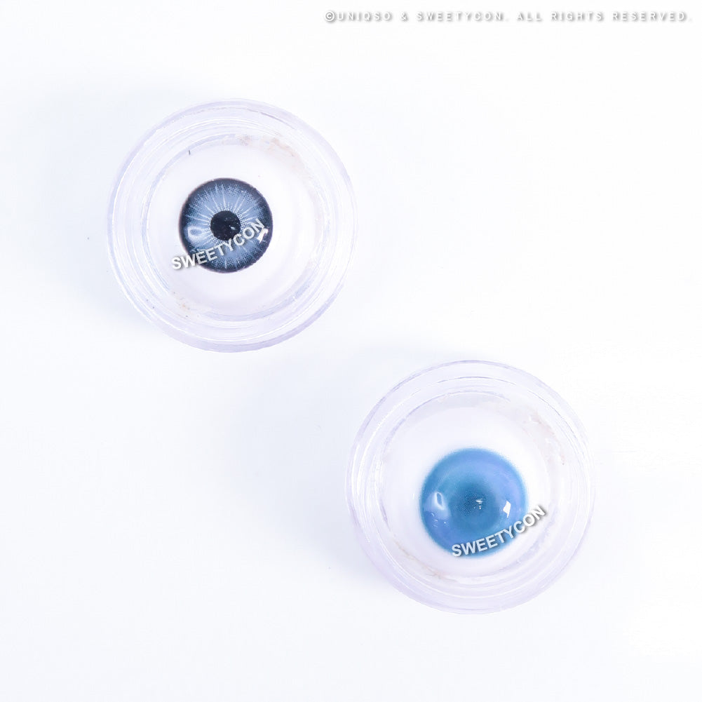 Sweety Delulu Blue (1 lens/pack)-Colored Contacts-UNIQSO