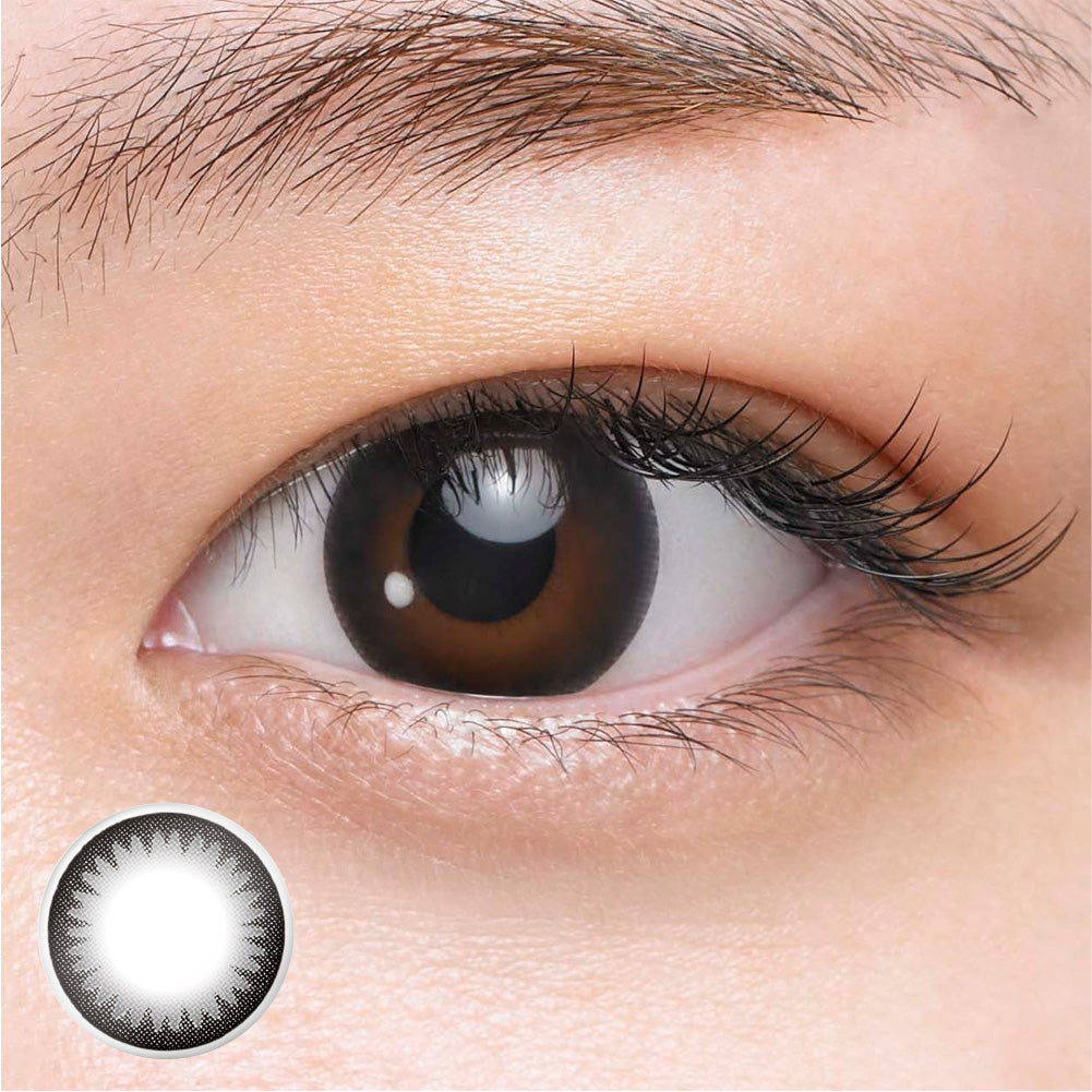 SEED Eye Coffret 1 Day UV M Clear Accent - Natural Make-Colored Contacts-UNIQSO