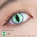 Sweety Crazy Sexy Cat Eye Green (1 lens/pack)-Crazy Contacts-UNIQSO