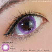 Western Eyes Bubble Violet (1 lens/pack)-Colored Contacts-UNIQSO