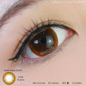 Western Eyes Bubble Brown (1 lens/pack)-Colored Contacts-UNIQSO