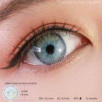 Urban Layer Las Vegas Ash Blue (1 lens/pack)-Colored Contacts-UNIQSO