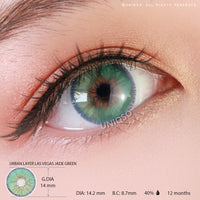 Urban Layer Las Vegas Jade Green (1 lens/pack)-Colored Contacts-UNIQSO