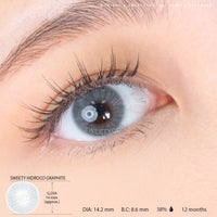 Sweety Hidrocor Graphite (1 lens/pack)-Colored Contacts-UNIQSO