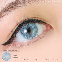 Urban Layer Frozen Gray (1 lens/pack)-Colored Contacts-UNIQSO