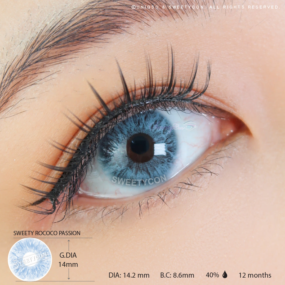 Sweety Rococo Passion (1 lens/pack)-Colored Contacts-UNIQSO