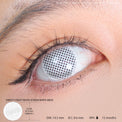 Sweety Crazy White Screen/White Mesh (1 lens/pack)-Crazy Contacts-UNIQSO