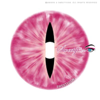 Sweety Crazy Pink Demon Eye / Cat Eye (New) (1 lens/pack)-Crazy Contacts-UNIQSO