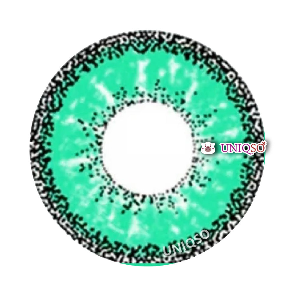 Kazzue Vivid Brilliant Turquoise (1 lens/pack)-Colored Contacts-UNIQSO