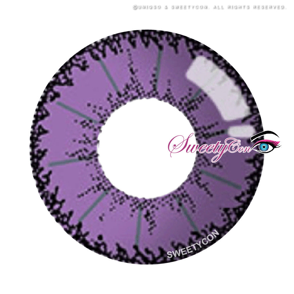 Sweety Devil Purple (1 lens/pack)-Colored Contacts-UNIQSO