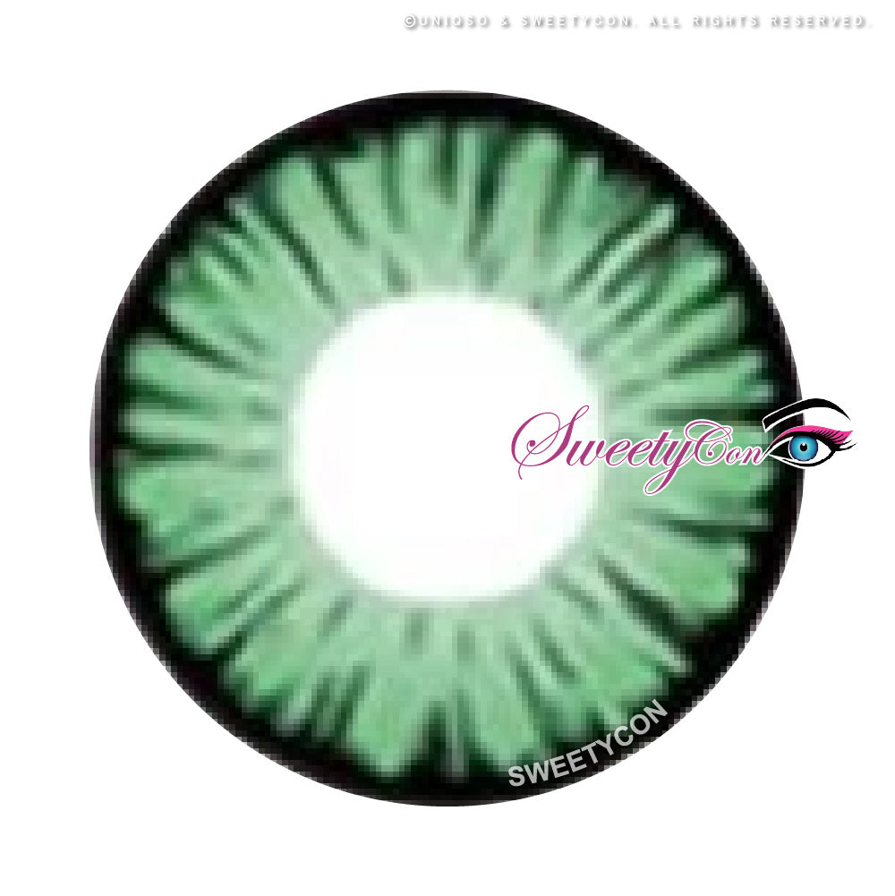 Sweety Firefly Green (1 lens/pack)-Colored Contacts-UNIQSO