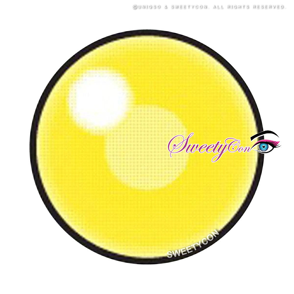 Sweety Anime Cloud Rim Yellow (1 lens/pack)-Colored Contacts-UNIQSO