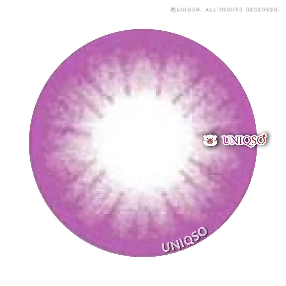 Western Eyes Bubble Violet (1 lens/pack)-Colored Contacts-UNIQSO