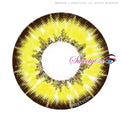 Sweety Akaten Yellow (1 lens/pack)-Colored Contacts-UNIQSO