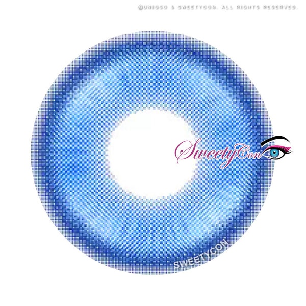 Sweety Magic Pop Brilliant Blue (1 lens/pack)-Colored Contacts-UNIQSO