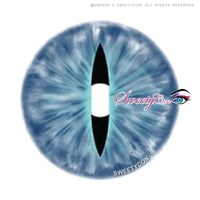 Sweety Crazy Blue Demon Eye / Cat Eye (New) (1 lens/pack)-Crazy Contacts-UNIQSO