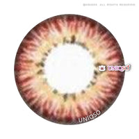 Western Eyes Puffy 3 Tones Pink (1 lens/pack)-Colored Contacts-UNIQSO