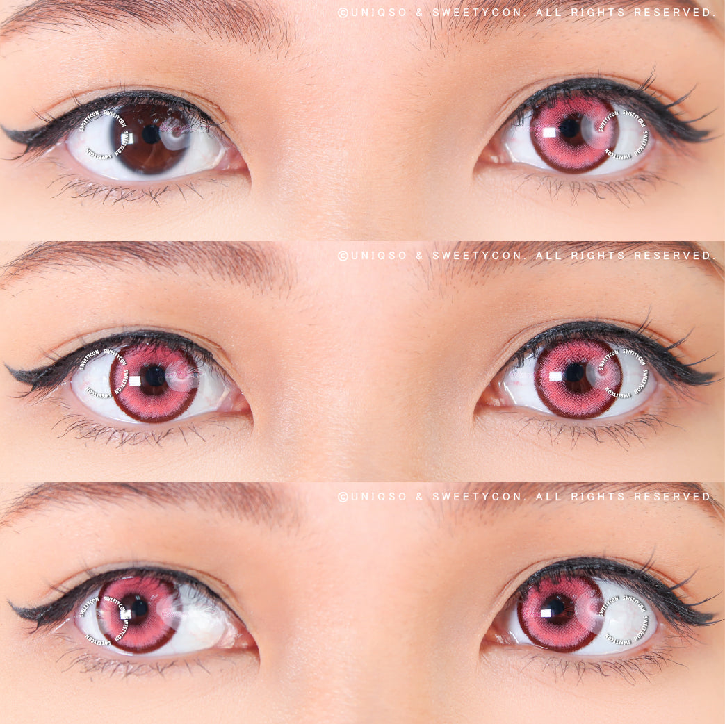 Sweety Berry Pink (1 lens/pack)-Colored Contacts-UNIQSO