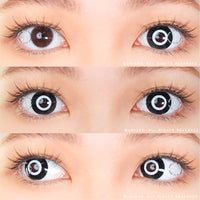 Kazzue Crazy Mono Goth (1 lens/pack)-Colored Contacts-UNIQSO