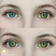 Sweety Anime Tear Yellow (1 lens/pack)-Colored Contacts-UNIQSO