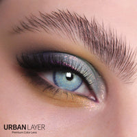 Urban Layer Brooklyn Ash Blue (1 lens/pack)-Colored Contacts-UNIQSO