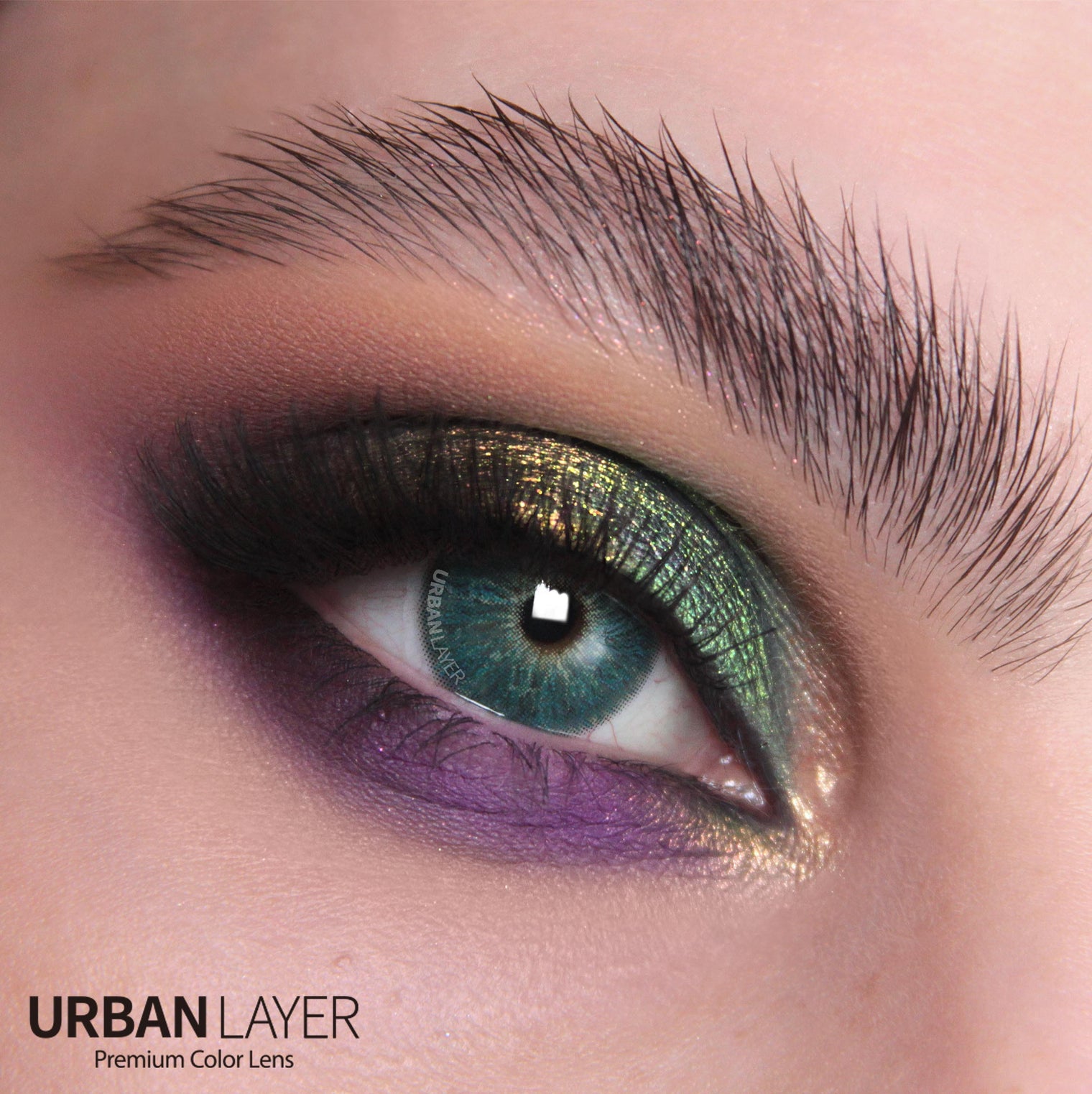 Urban Layer Melrose Green (1 lens/pack)-Colored Contacts-UNIQSO