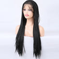 Premium Wig - Elvira Front Lace Long Braided Wigs-Lace Front Wig-UNIQSO