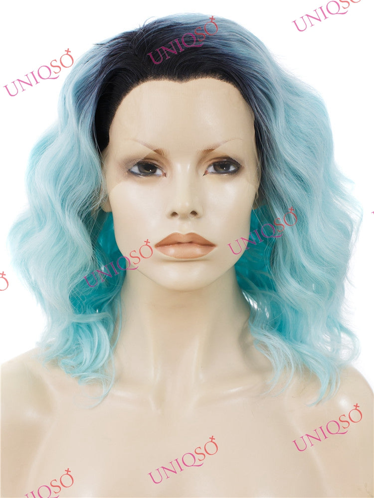 Premium Wig - Short Hippy Lace Front Curly Wig-Lace Front Wig-UNIQSO