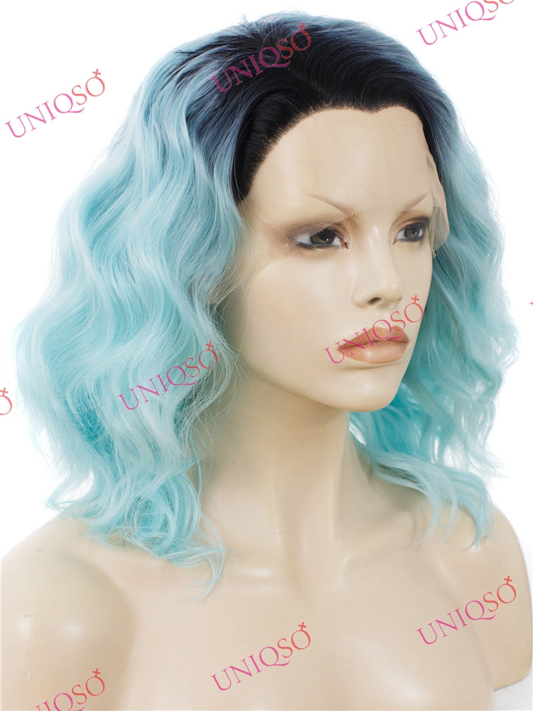 Premium Wig - Short Hippy Lace Front Curly Wig-Lace Front Wig-UNIQSO