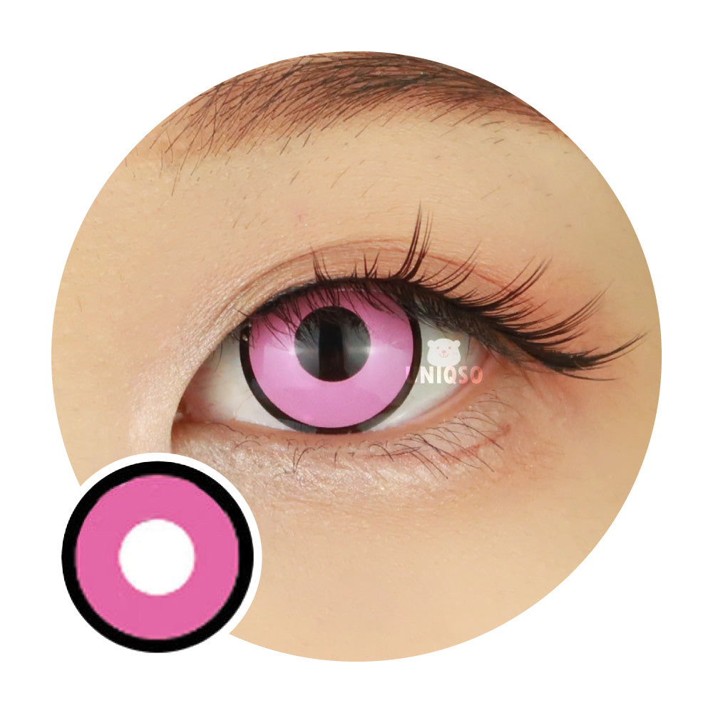 Color Vision Pink Manson Cosplay Contacts Spooky Eyes