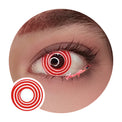 Sweety Crazy Red Spiral (1 lens/pack)-Crazy Contacts-UNIQSO