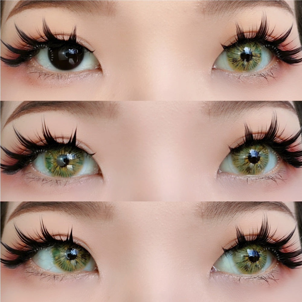 Unibling Monet Green Colored Contacts (Yearly)  Colored contacts, Contact  lenses colored, Green colored contacts