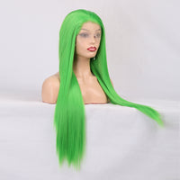 Rich Green Front Lace Long Hair Wig-Lace Front Wig-UNIQSO