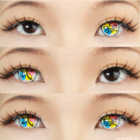 Demon Slayer Douma Eye Contacts - Limited Edition (2 lenses/pack)-Colored Contacts-UNIQSO