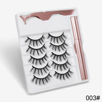 Sexy Sheep Magnetic Faux Mink Volume Eyelashes Kit Set (5 Pairs)-Magnetic Eyelash-UNIQSO