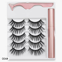 Sexy Sheep Magnetic Faux Mink Volume Eyelashes Kit Set (5 Pairs)-Magnetic Eyelash-UNIQSO