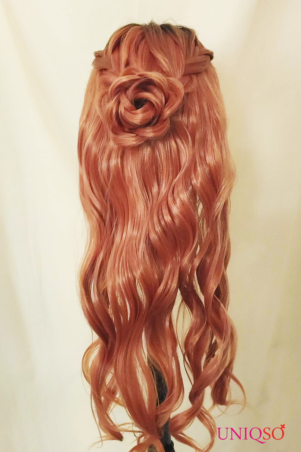 Premium Wig - Auburn Long Big Wave Lace Front Wig-Lace Front Wig-UNIQSO