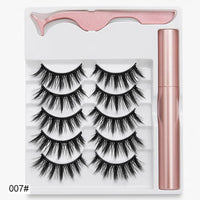 Sexy Sheep Magnetic Faux Mink Volume Eyelashes Kit Set (5 Pairs)-Magnetic Eyelash-UNIQSO