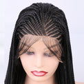 Premium Wig - Elvira Front Lace Long Braided Wigs-Lace Front Wig-UNIQSO