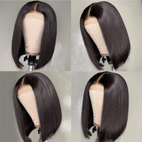 Premium Wig - Classy Chic Front Lace Middle Part Bob-Lace Front Wig-UNIQSO