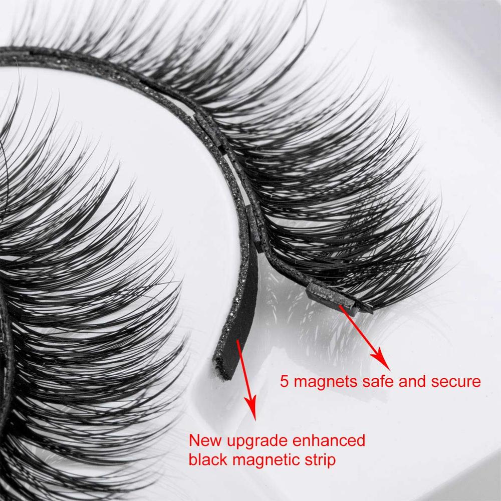 Sexy Sheep Magnetic Faux Mink Volume Eyelashes Kit Set (5 Pairs)-Magnetic Eyelash-UNIQSO