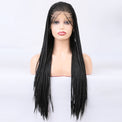 Premium Wig - Elvira Front Lace Long Braided Wigs-Lace Front Wig-UNIQSO