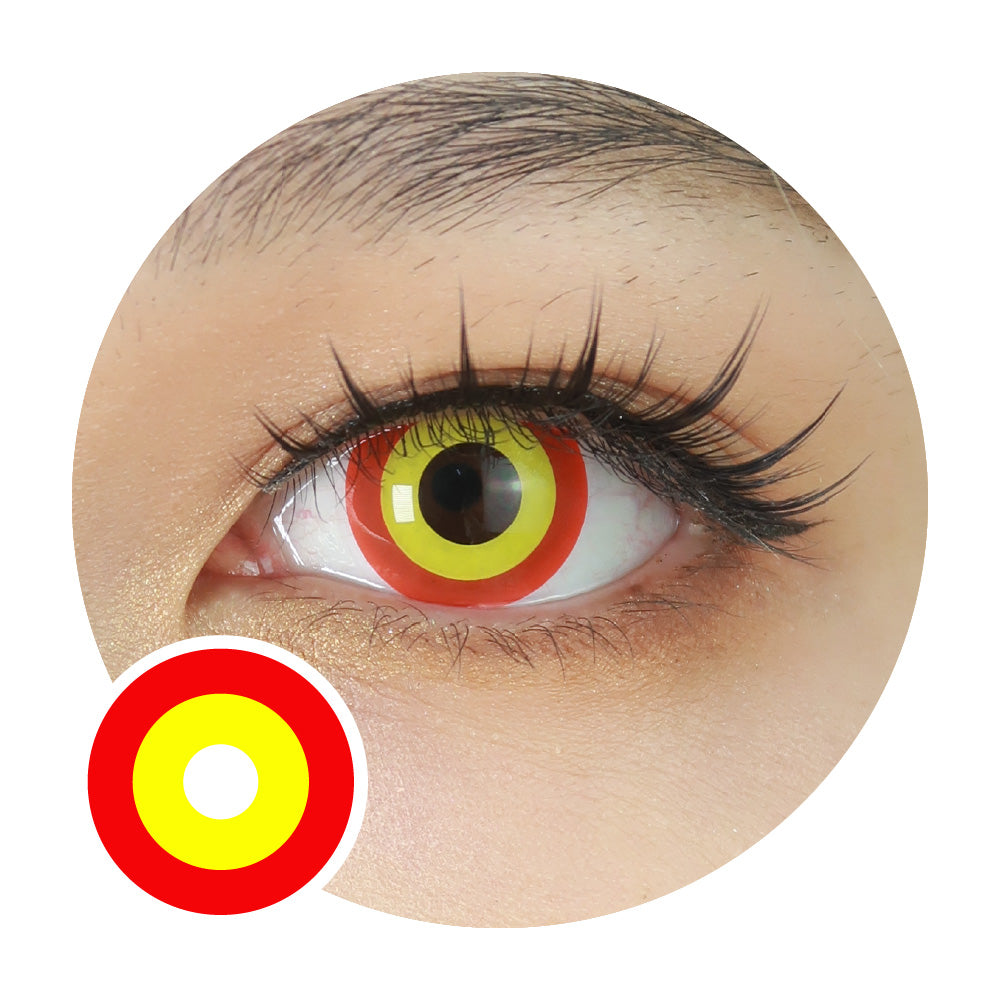 Sweety Crazy Blazing Flame (1 lens/pack)-Crazy Contacts-UNIQSO