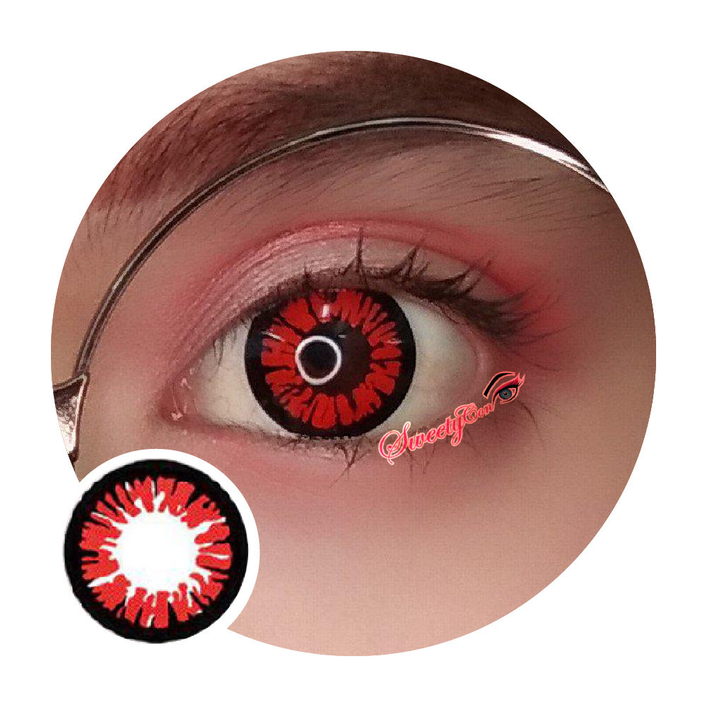 Sweety Crazy BT Red (1 lens/pack)-Crazy Contacts-UNIQSO