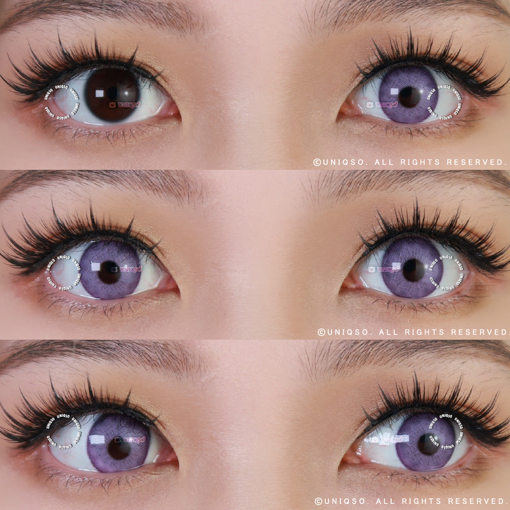 Kazzue Festival Violet (1 lens/pack)-Colored Contacts-UNIQSO